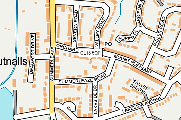 GL15 5QP map - OS OpenMap – Local (Ordnance Survey)