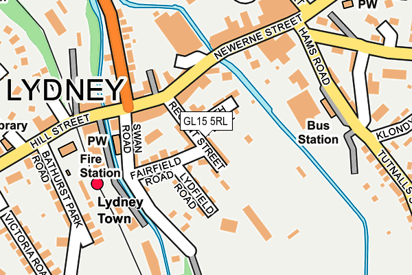 GL15 5RL map - OS OpenMap – Local (Ordnance Survey)