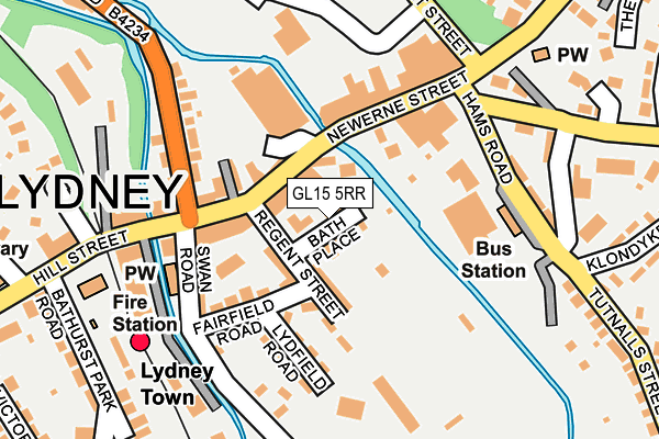 GL15 5RR map - OS OpenMap – Local (Ordnance Survey)