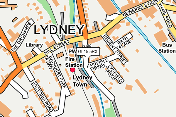 GL15 5RX map - OS OpenMap – Local (Ordnance Survey)