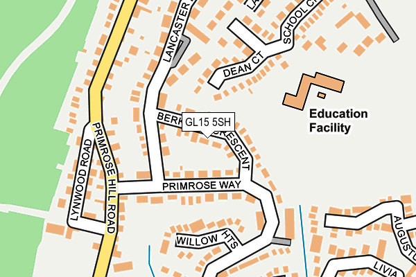 GL15 5SH map - OS OpenMap – Local (Ordnance Survey)