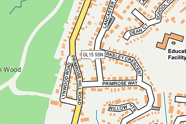 GL15 5SN map - OS OpenMap – Local (Ordnance Survey)