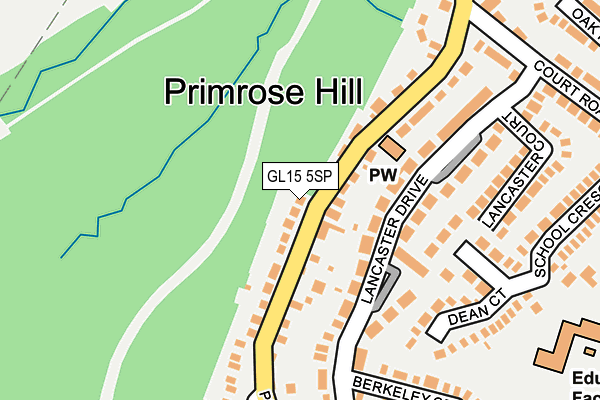 GL15 5SP map - OS OpenMap – Local (Ordnance Survey)