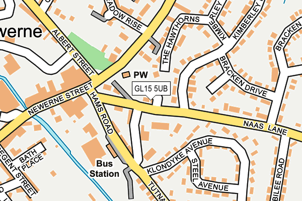 GL15 5UB map - OS OpenMap – Local (Ordnance Survey)