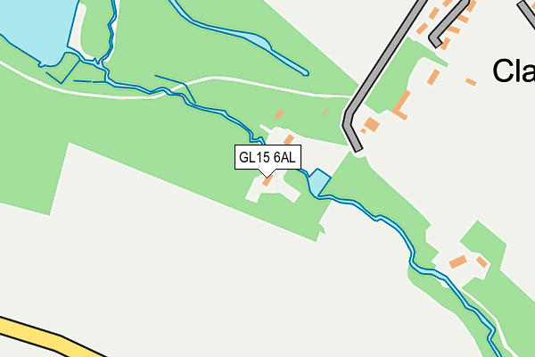 GL15 6AL map - OS OpenMap – Local (Ordnance Survey)