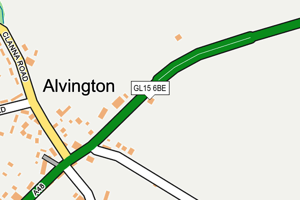 GL15 6BE map - OS OpenMap – Local (Ordnance Survey)