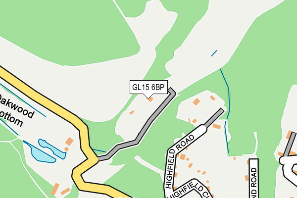 GL15 6BP map - OS OpenMap – Local (Ordnance Survey)