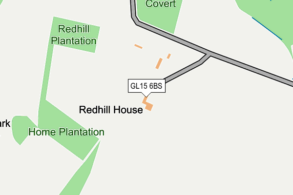 GL15 6BS map - OS OpenMap – Local (Ordnance Survey)