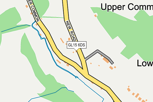 GL15 6DS map - OS OpenMap – Local (Ordnance Survey)