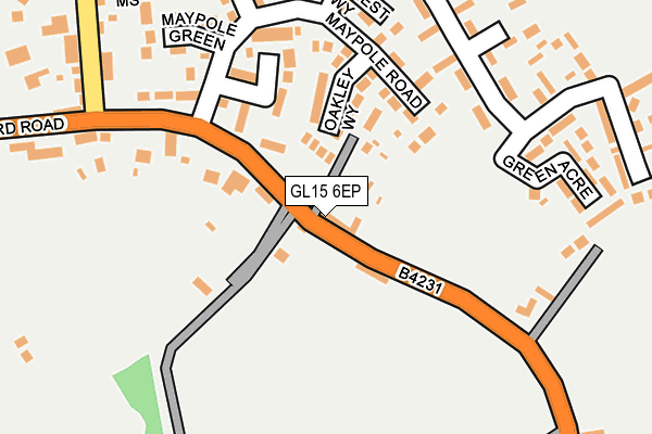 GL15 6EP map - OS OpenMap – Local (Ordnance Survey)