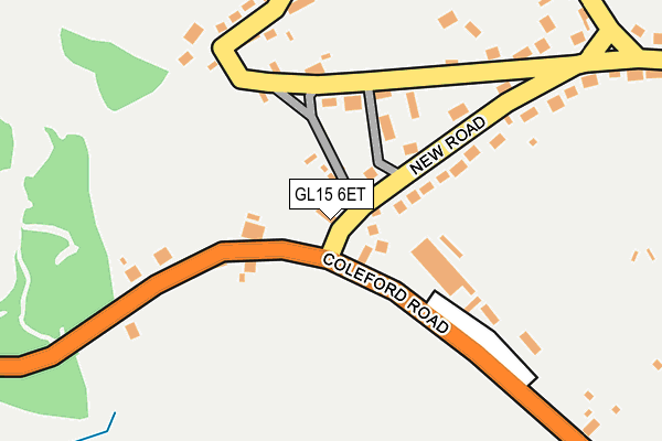 GL15 6ET map - OS OpenMap – Local (Ordnance Survey)