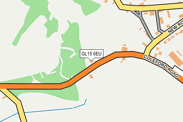 GL15 6EU map - OS OpenMap – Local (Ordnance Survey)