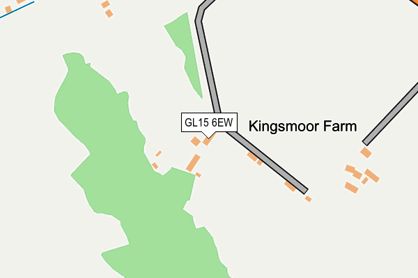 GL15 6EW map - OS OpenMap – Local (Ordnance Survey)