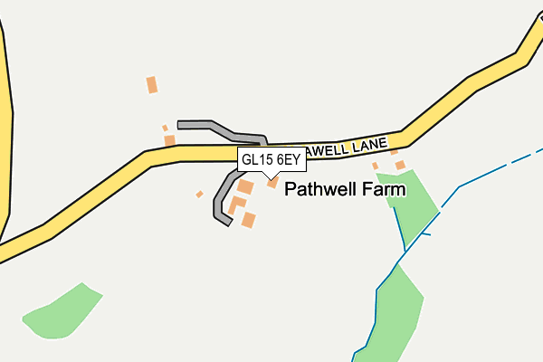 GL15 6EY map - OS OpenMap – Local (Ordnance Survey)