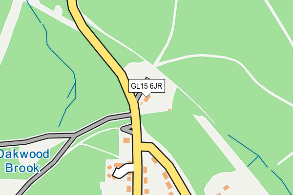GL15 6JR map - OS OpenMap – Local (Ordnance Survey)