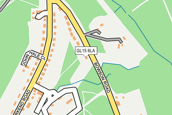 GL15 6LA map - OS OpenMap – Local (Ordnance Survey)