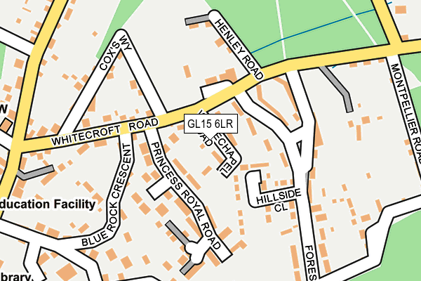 GL15 6LR map - OS OpenMap – Local (Ordnance Survey)