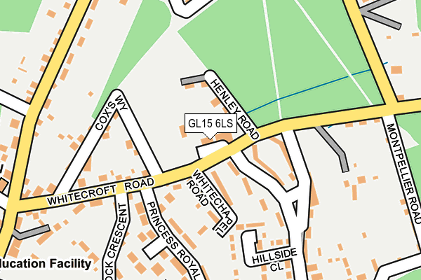 GL15 6LS map - OS OpenMap – Local (Ordnance Survey)
