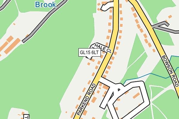 GL15 6LT map - OS OpenMap – Local (Ordnance Survey)