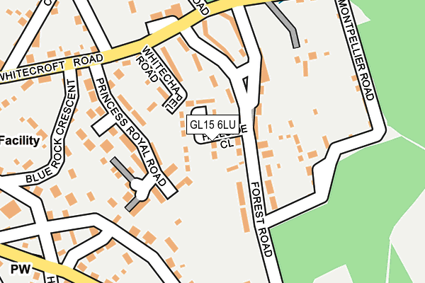 GL15 6LU map - OS OpenMap – Local (Ordnance Survey)
