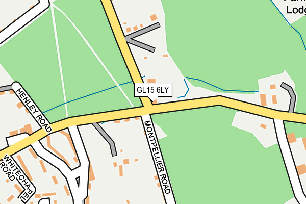 GL15 6LY map - OS OpenMap – Local (Ordnance Survey)
