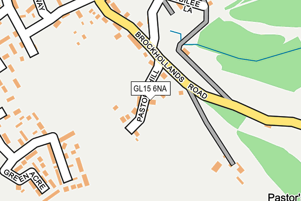 GL15 6NA map - OS OpenMap – Local (Ordnance Survey)