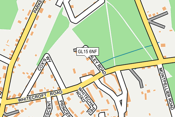 GL15 6NF map - OS OpenMap – Local (Ordnance Survey)