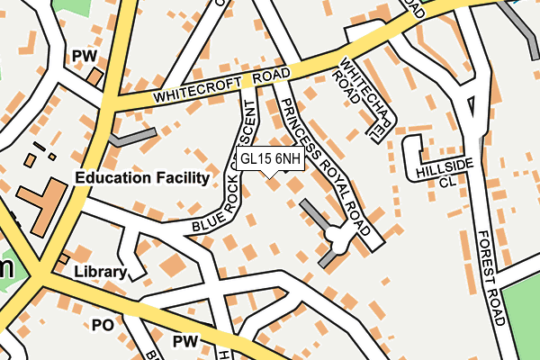 GL15 6NH map - OS OpenMap – Local (Ordnance Survey)