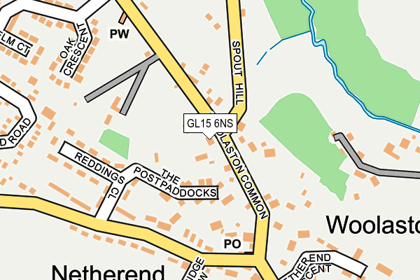 GL15 6NS map - OS OpenMap – Local (Ordnance Survey)