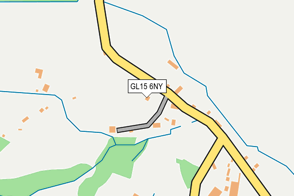 GL15 6NY map - OS OpenMap – Local (Ordnance Survey)