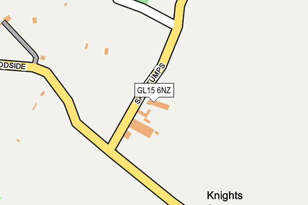 GL15 6NZ map - OS OpenMap – Local (Ordnance Survey)