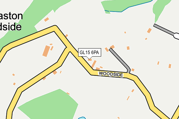 GL15 6PA map - OS OpenMap – Local (Ordnance Survey)