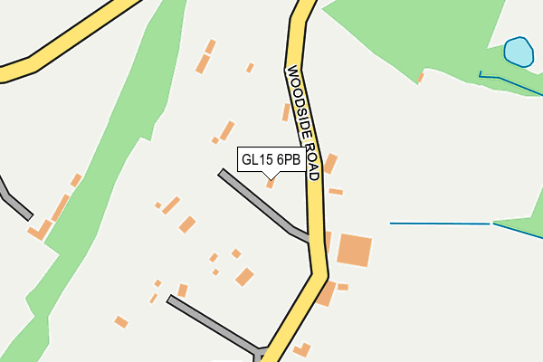 GL15 6PB map - OS OpenMap – Local (Ordnance Survey)