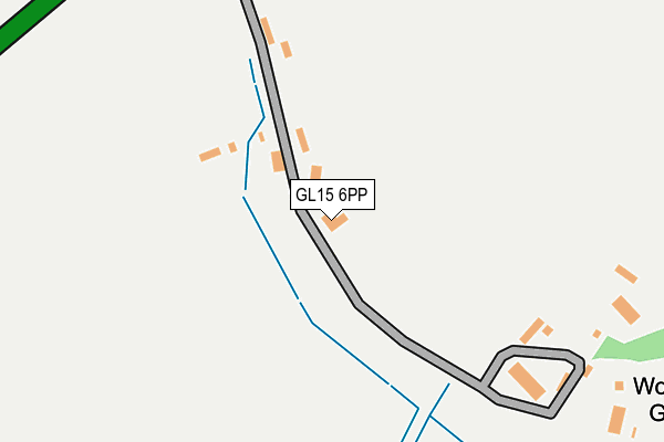 GL15 6PP map - OS OpenMap – Local (Ordnance Survey)