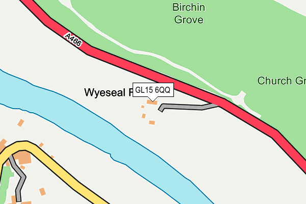 GL15 6QQ map - OS OpenMap – Local (Ordnance Survey)