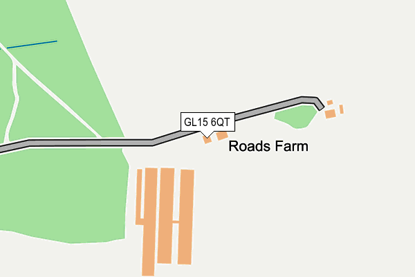 GL15 6QT map - OS OpenMap – Local (Ordnance Survey)