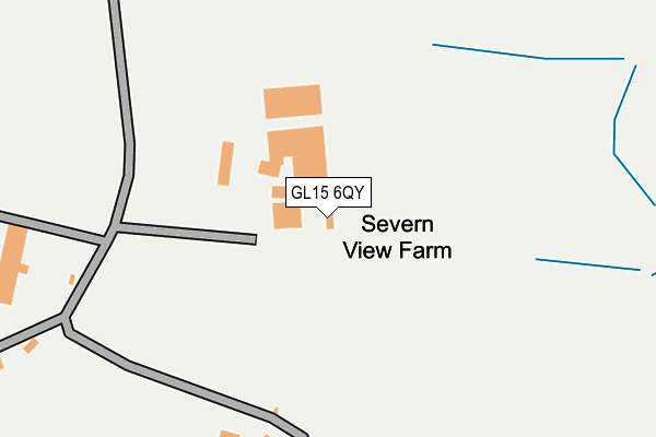GL15 6QY map - OS OpenMap – Local (Ordnance Survey)