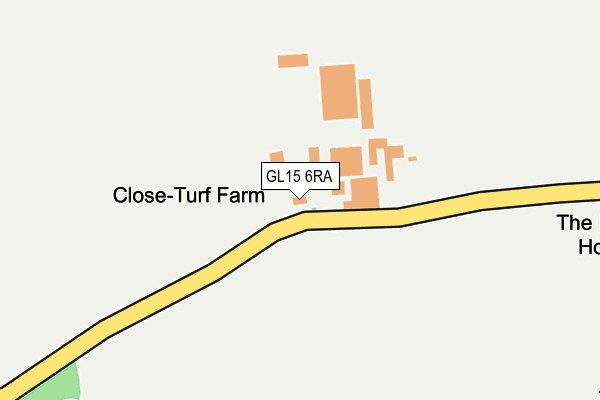 GL15 6RA map - OS OpenMap – Local (Ordnance Survey)
