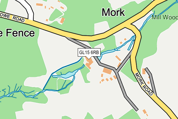 GL15 6RB map - OS OpenMap – Local (Ordnance Survey)