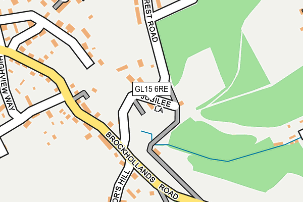 GL15 6RE map - OS OpenMap – Local (Ordnance Survey)