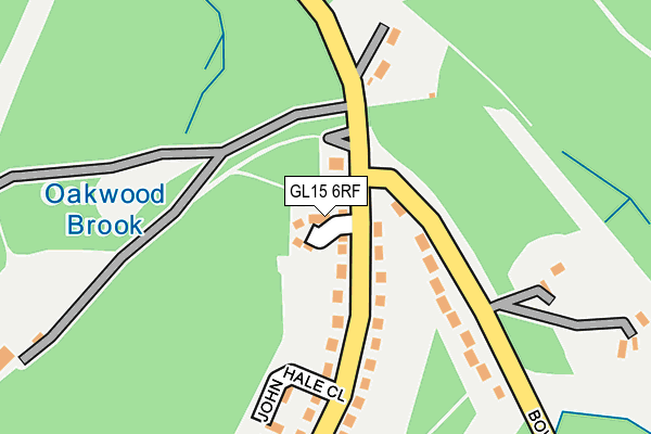 GL15 6RF map - OS OpenMap – Local (Ordnance Survey)