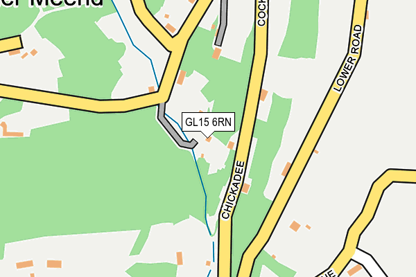 GL15 6RN map - OS OpenMap – Local (Ordnance Survey)