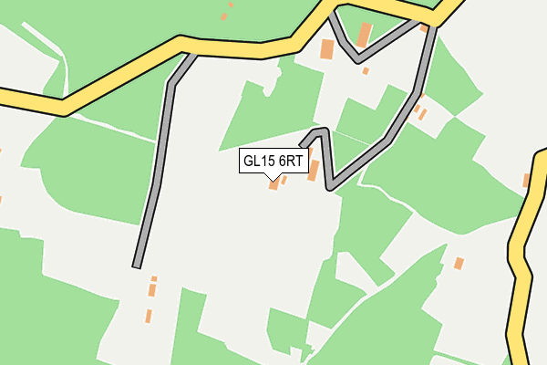 GL15 6RT map - OS OpenMap – Local (Ordnance Survey)