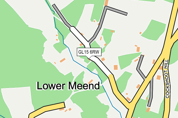 GL15 6RW map - OS OpenMap – Local (Ordnance Survey)