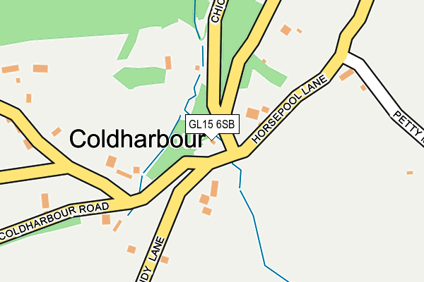 GL15 6SB map - OS OpenMap – Local (Ordnance Survey)