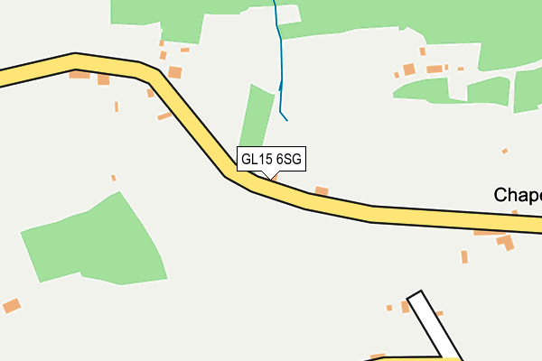 GL15 6SG map - OS OpenMap – Local (Ordnance Survey)