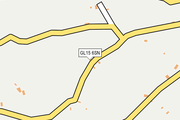 GL15 6SN map - OS OpenMap – Local (Ordnance Survey)