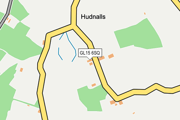 GL15 6SQ map - OS OpenMap – Local (Ordnance Survey)