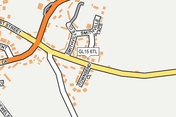 GL15 6TL map - OS OpenMap – Local (Ordnance Survey)