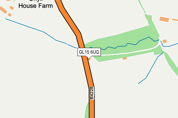 GL15 6UQ map - OS OpenMap – Local (Ordnance Survey)